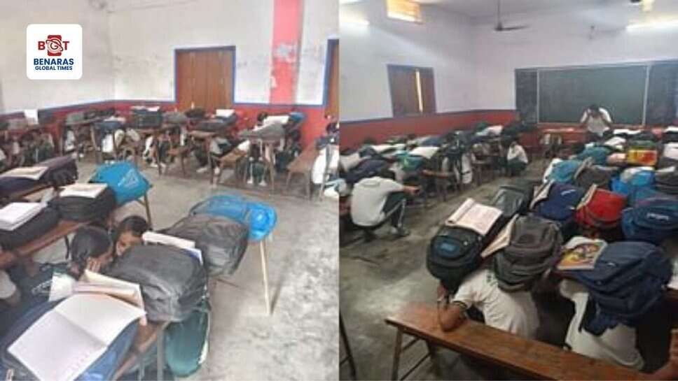 Mock Drill: वाराणसी में आपदा और युद्ध सुरक्षा को लेकर स्कूलों में मॉक ड्रिल का आयोजन, छात्रों को दी गई आपातकालीन परिस्थितियों से निपटने की ट्रेनिंग