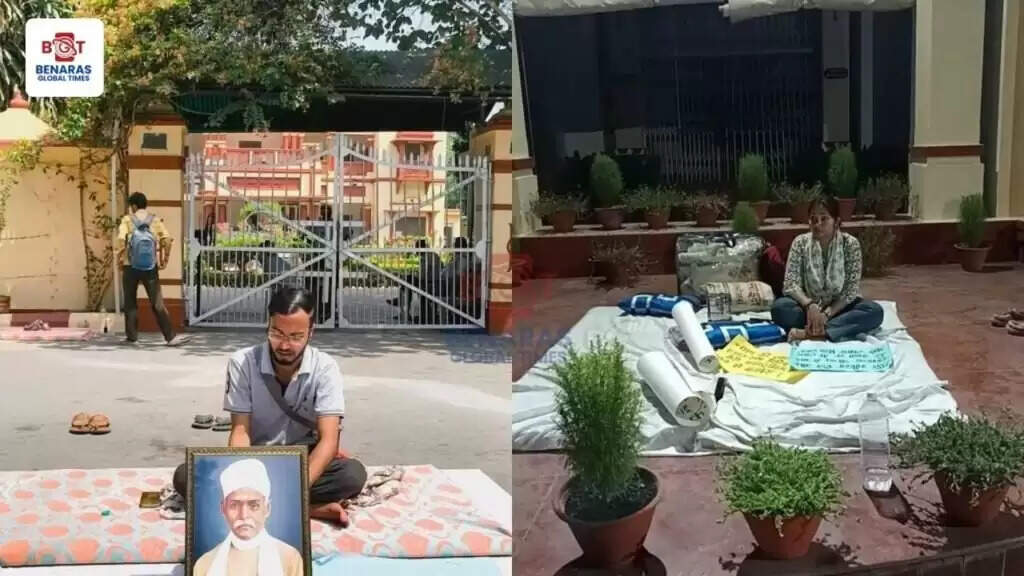 BHU में OBC आरक्षण पर विवाद: सामान्य वर्ग को सीटें देने का आरोप, धरने पर छात्र