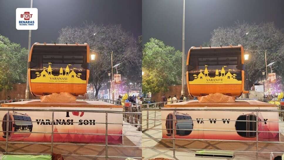 Varanasi Ropeway का ट्रायल रन अप्रैल तक होगा पूरा, पहले सेक्शन तीनों स्टेशन का कार्य 75 फीसदी पूरा