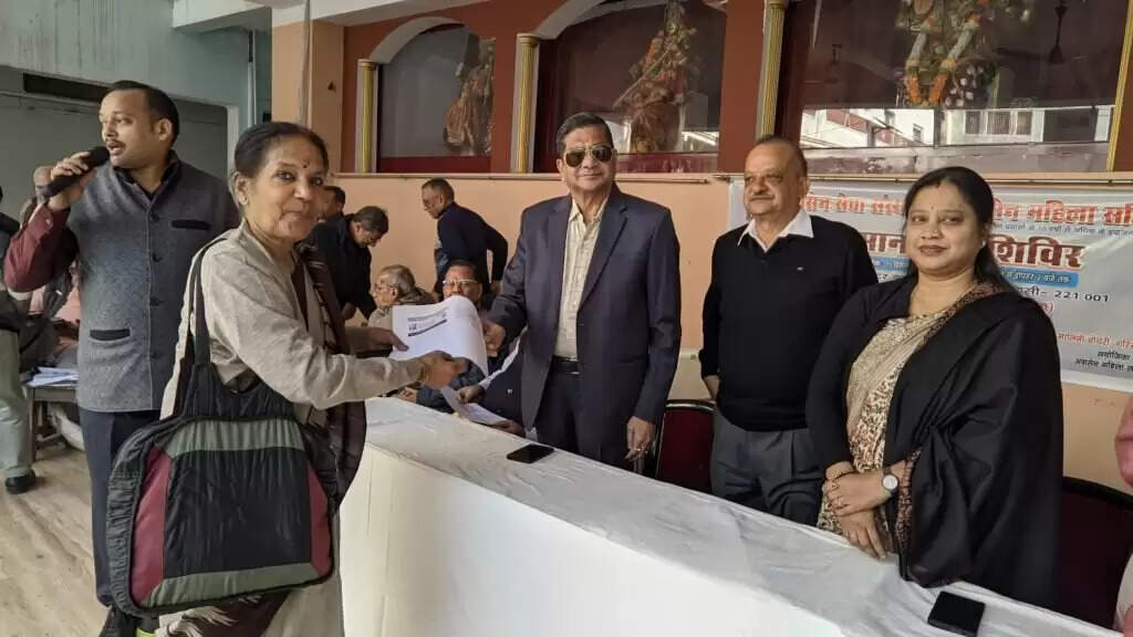 अग्रसेन सेवा संस्थान ने आयुष्मान कार्ड शिविर में 168 वृद्धजनों को लाभान्वित किया