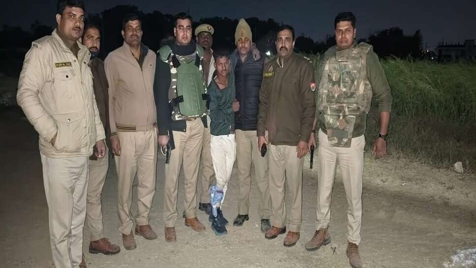 सारनाथ में पुलिस और बदमाश के बीच हुई मुठभेड़, कुख्यात लुटेरा गिरफ्तार