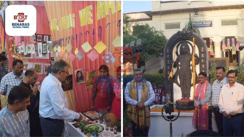 MGKVP Art Exhibition : वार्षिक कला प्रदर्शनी एवं कला मेले का शुभारंभ, कुलपति प्रो. आनन्द कुमार त्यागी ने किया उद्घाटन