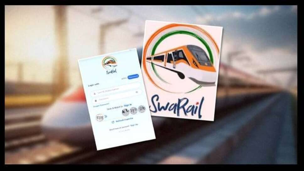 रेलवे यात्रियों की सुविधा के लिए लाया SwaRail App, टिकट बुकिंग से लेकर खाने तक सभी जानकारी मिलेगी एक जगह