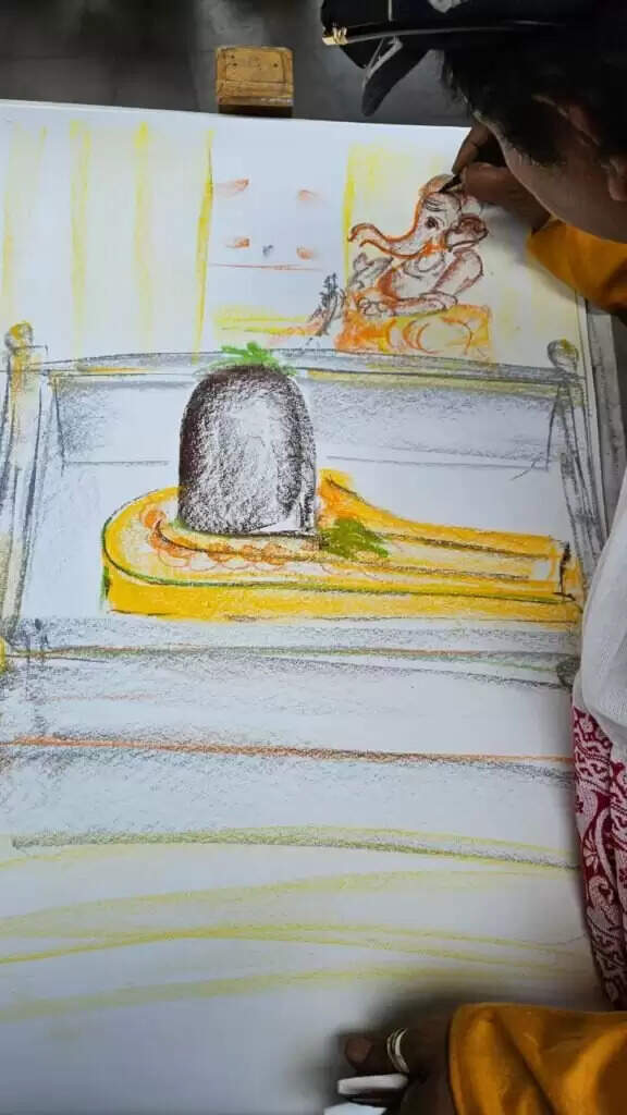 Ganesh उत्सव पर चित्रकार विजय मूर्तिकार की कलाकृति बनी भक्ति और कला का संगम