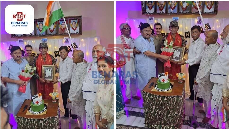 Operation Sindoor के हीरो कैप्टन डॉ. उत्कर्ष सारड़ा का वाराणसी में भव्य स्वागत