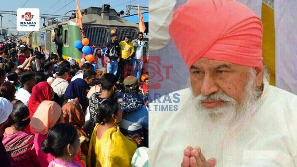 संत रविदास जयंती: काशी पहुंचे संत निरंजन दास, हजारों अनुयायियों संग करेंगे पूजन