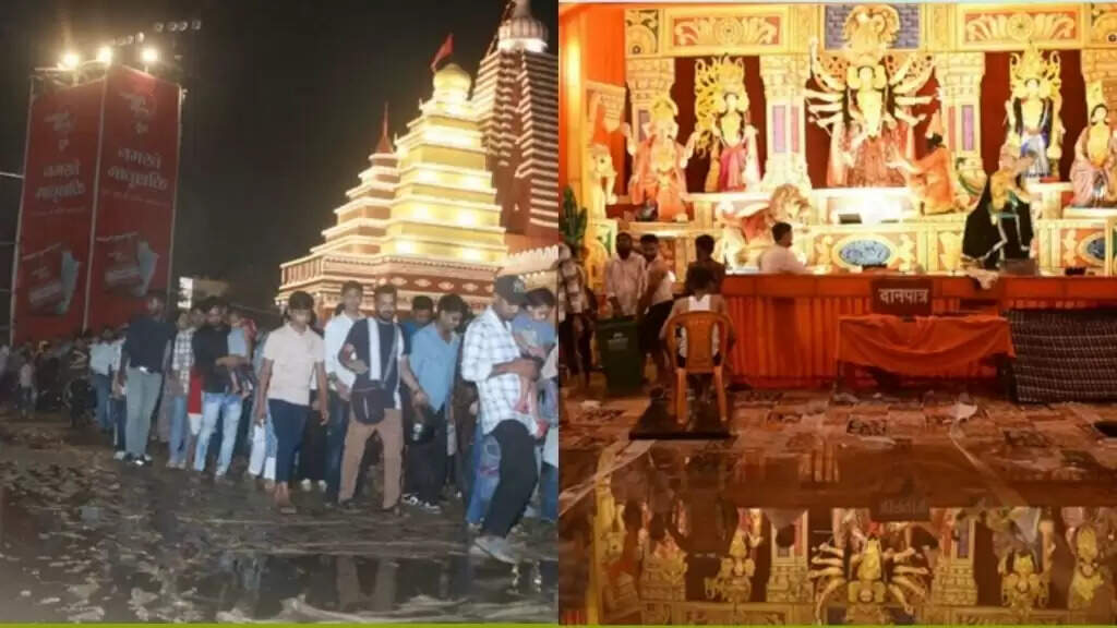 Varanasi: दुर्गा अष्टमी पर बारिश का कहर, वाराणसी में जलमग्न सड़कें, पंडालों में कीचड़