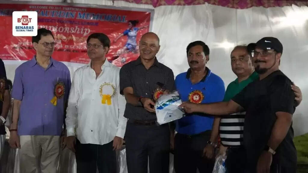 BHU: मोहम्मद रजाउद्दीन मेमोरियल वाराणसी जिला फुटबॉल सुपर लीग का फाइनल, यंग हीरोज ने यूपीएससी को 4-0 से दी मात