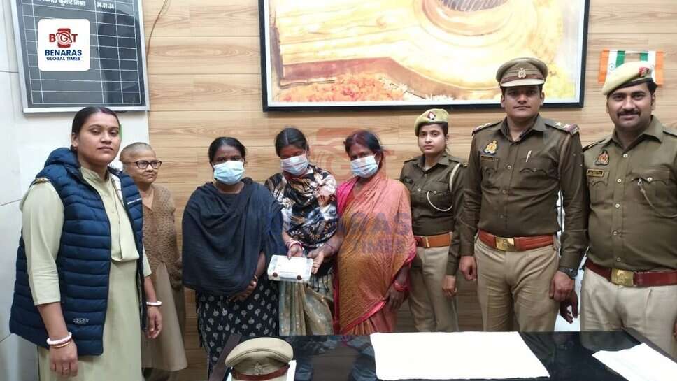 चौक थाना पुलिस ने चोरी करने वाली 3 महिला शातिर चोरों को गिरफ्तार किया, आभूषण व 800 रुपये बरामद