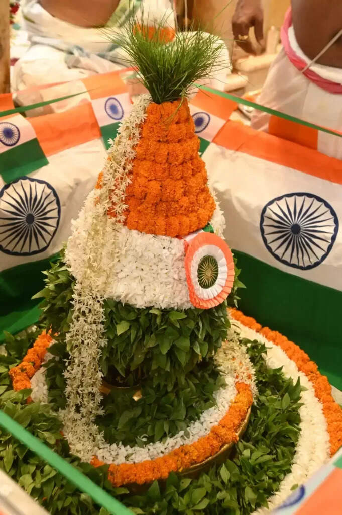 Kashi Vishwanath: 79वें स्वतंत्रता दिवस पर काशी विश्वनाथ का तिरंगा श्रृंगार, भक्त हुए भावविभोर