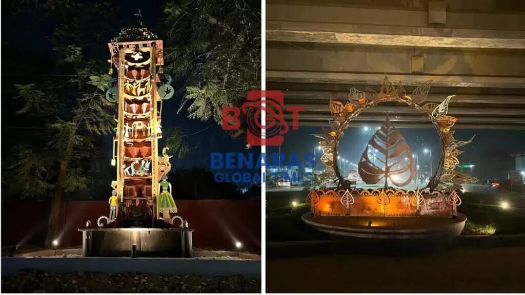 Scrap Artifacts : वाराणसी के चौक-चौराहों पर उभर रही है कला की चमक, विरासत से जुड़ रही है पहचान