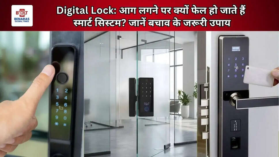  Digital Lock: आग लगने पर क्यों फेल हो जाते हैं स्मार्ट सिस्टम? जानें बचाव के जरूरी उपाय