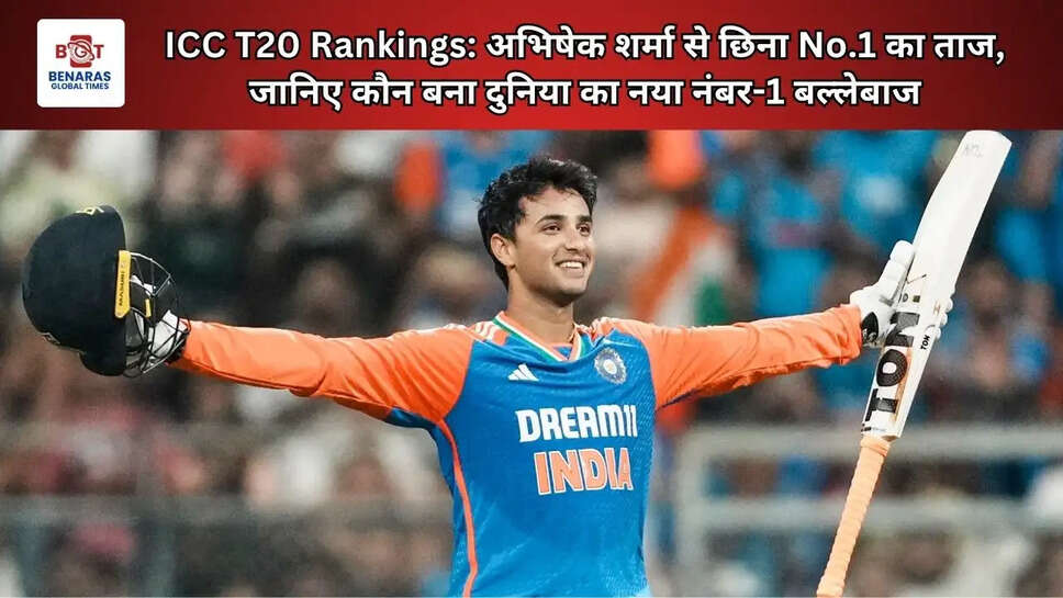  ICC T20 Rankings: अभिषेक शर्मा से छिना No.1 का ताज, जानिए कौन बना दुनिया का नया नंबर-1 बल्लेबाज