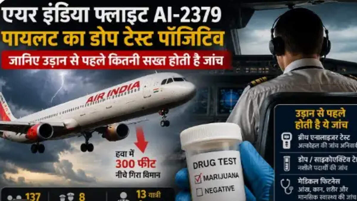 Air India Pilot Dop Test
