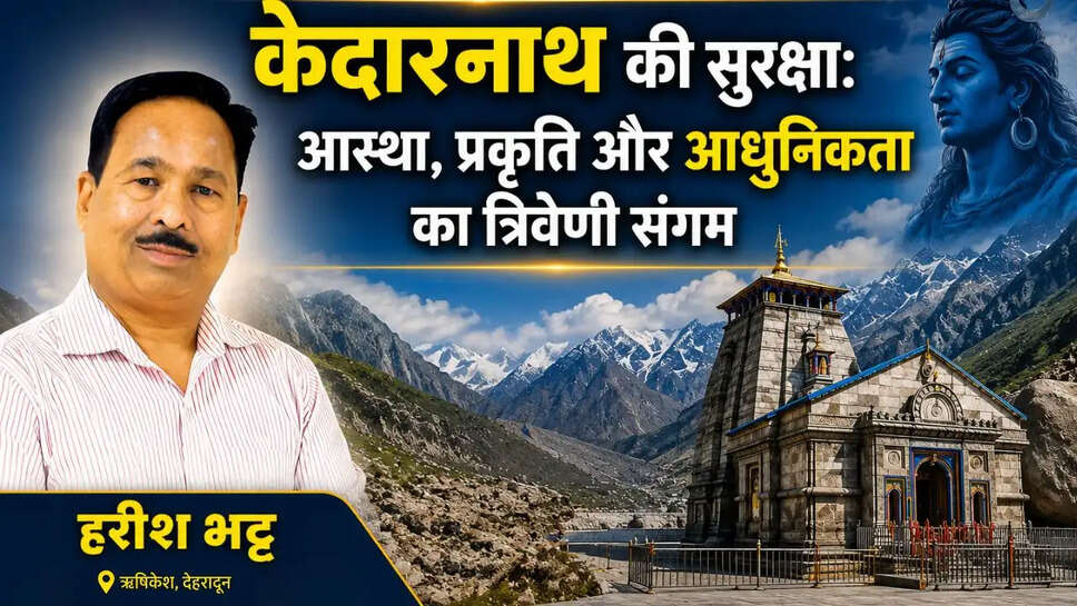 केदारनाथ की सुरक्षा: आस्था, प्रकृति और आधुनिकता का त्रिवेणी संगम