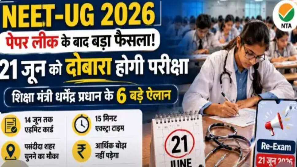 NEET Re-Exam Date Out