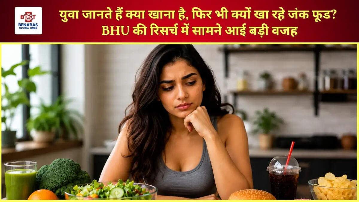  युवा जानते हैं क्या खाना है, फिर भी क्यों खा रहे जंक फूड? BHU की रिसर्च में सामने आई बड़ी वजह