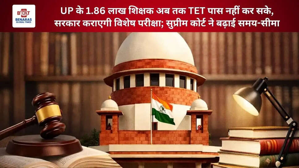  UP के 1.86 लाख शिक्षक अब तक TET पास नहीं कर सके, सरकार कराएगी विशेष परीक्षा; सुप्रीम कोर्ट ने बढ़ाई समय-सीमा
