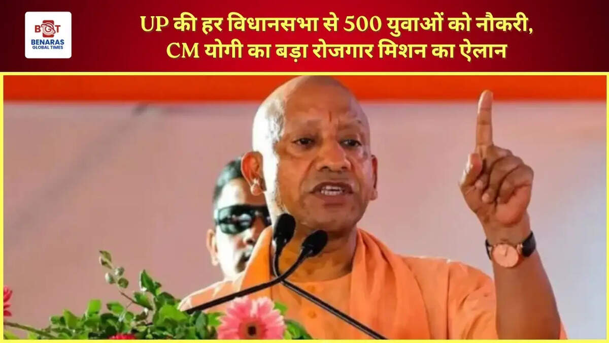  UP की हर विधानसभा से 500 युवाओं को नौकरी, CM योगी का बड़ा रोजगार मिशन का ऐलान