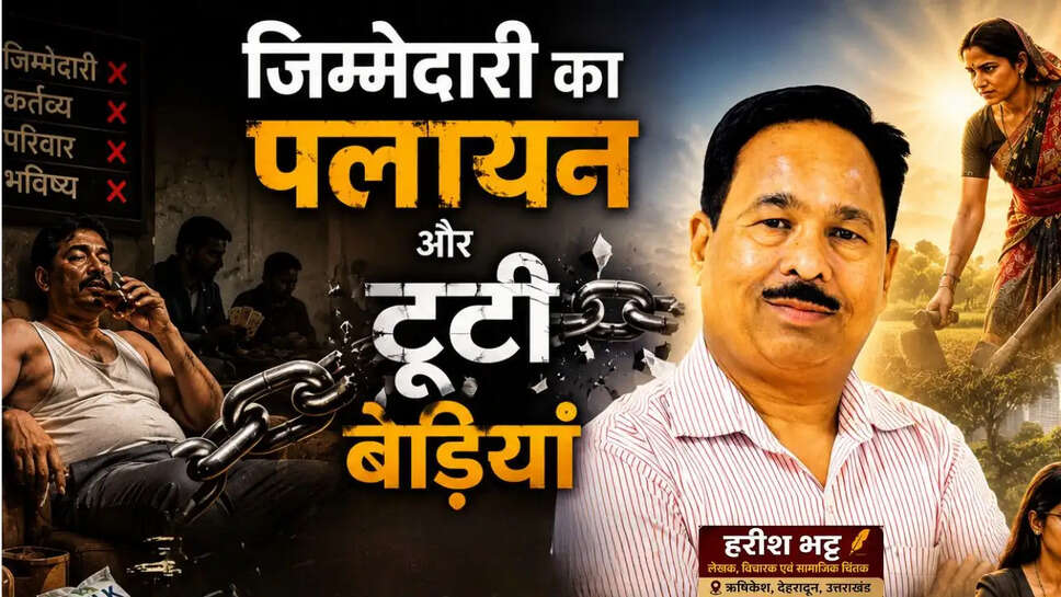  जिम्मेदारी का पलायन और टूटी बेड़ियां