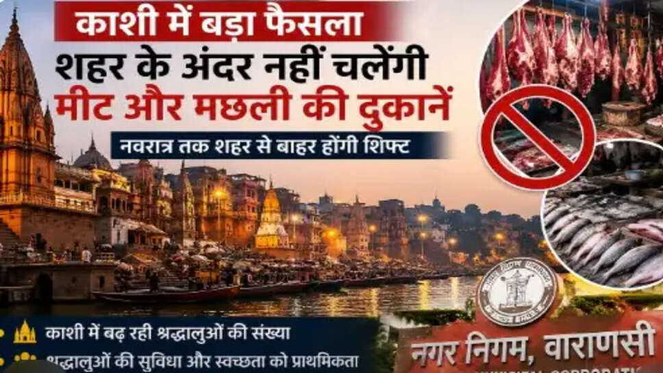 मीट-मछली की दुकानें