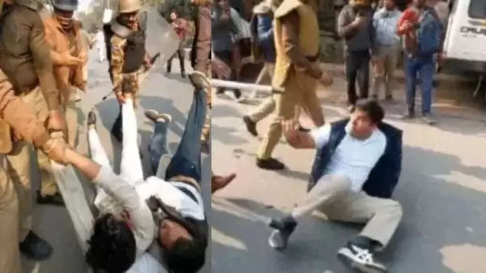 वाराणसी में कांग्रेस-NSUI का बवाल