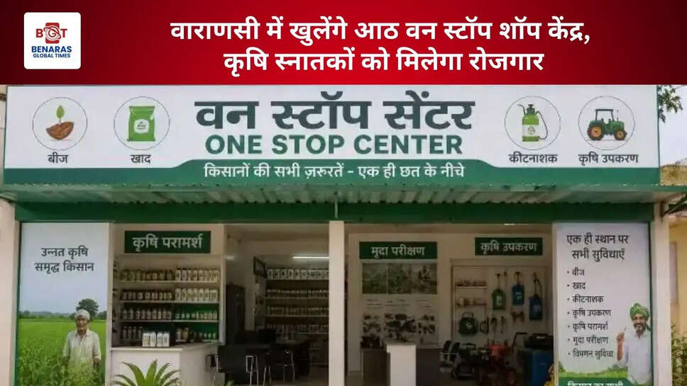  वाराणसी में खुलेंगे आठ वन स्टॉप शॉप केंद्र, कृषि स्नातकों को मिलेगा रोजगार
