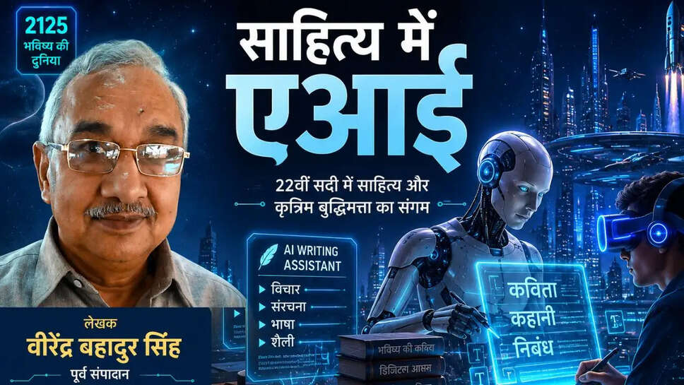  साहित्य में एआई : क्या मौलिक साहित्य सृजन का नाभिश्वास चल रहा है?