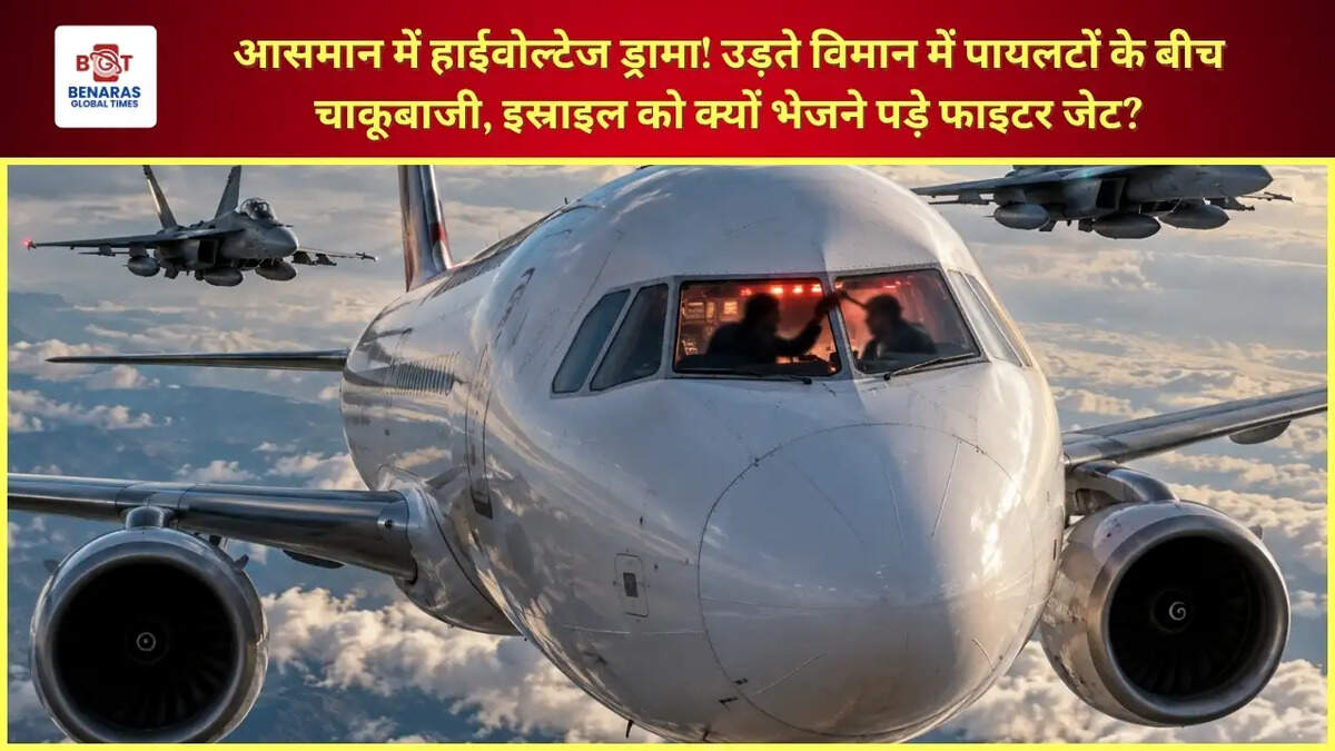  आसमान में हाईवोल्टेज ड्रामा! उड़ते विमान में पायलटों के बीच चाकूबाजी, इस्राइल को क्यों भेजने पड़े फाइटर जेट?