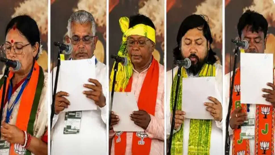शपथ लेने वाले 5 मंत्री