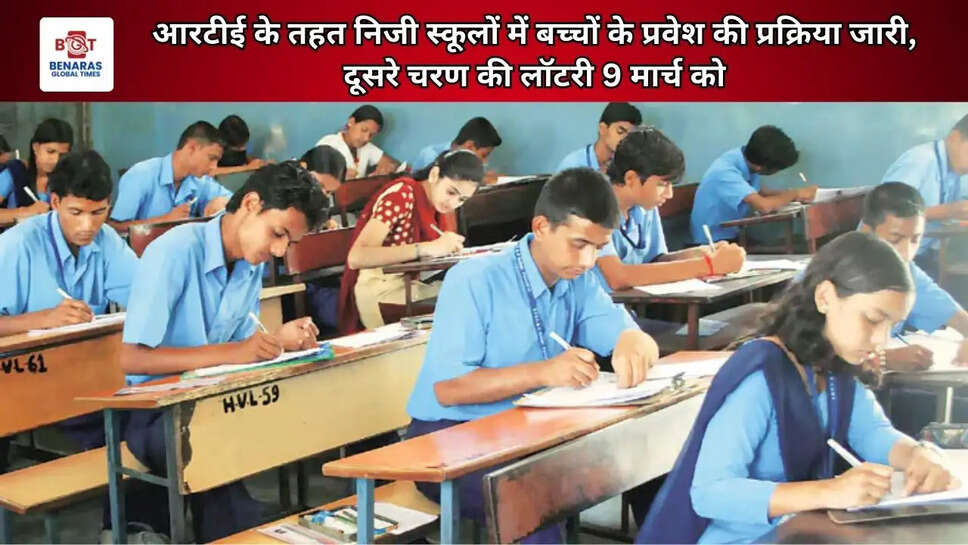  आरटीई के तहत निजी स्कूलों में बच्चों के प्रवेश की प्रक्रिया जारी, दूसरे चरण की लॉटरी 9 मार्च को