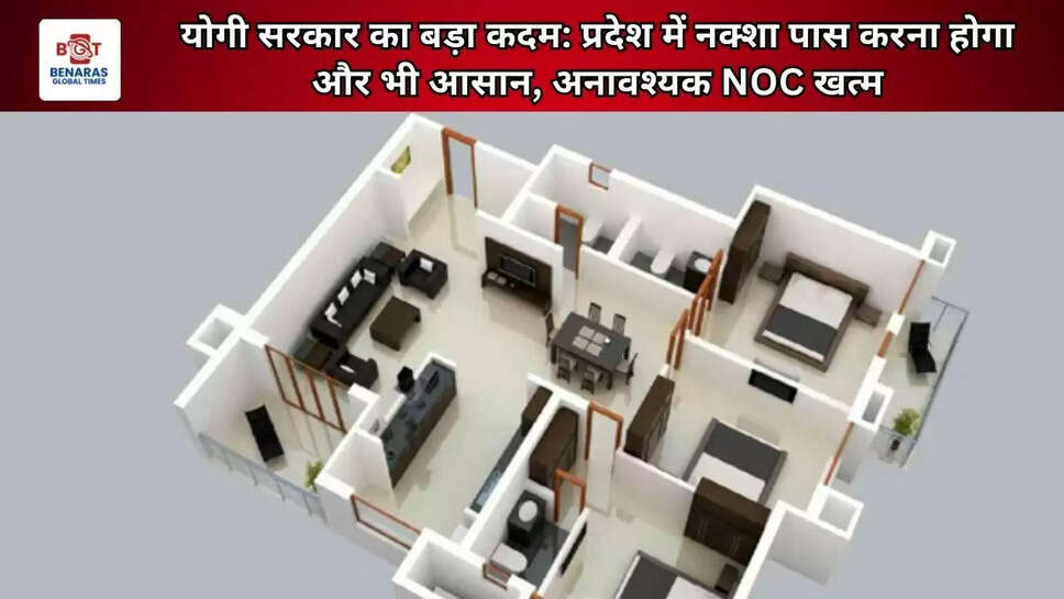 योगी सरकार का बड़ा कदम: प्रदेश में नक्शा पास करना होगा और भी आसान, अनावश्यक NOC खत्म