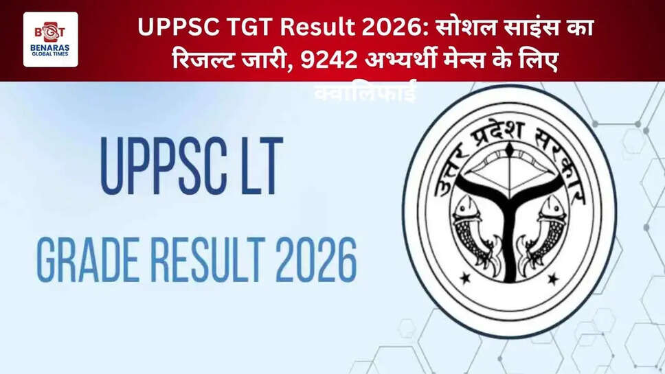  UPPSC TGT Result 2026: सोशल साइंस का रिजल्ट जारी, 9242 अभ्यर्थी मेन्स के लिए क्वालिफाई