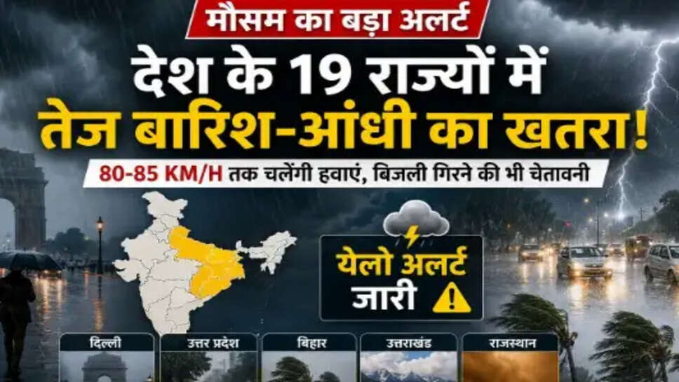 मौसम का बड़ा अलर्ट