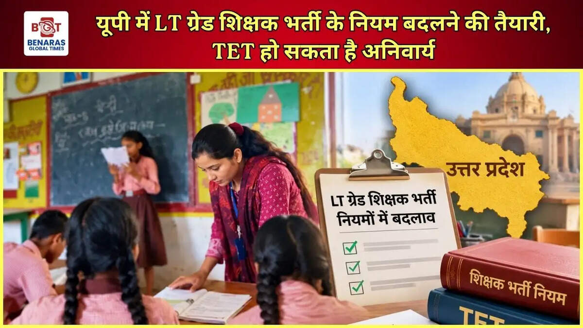 यूपी में LT ग्रेड शिक्षक भर्ती के नियम बदलने की तैयारी, TET हो सकता है अनिवार्य
