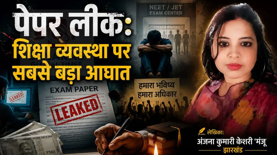  पेपर लीक: शिक्षा व्यवस्था पर सबसे बड़ा आघात&nbsp;