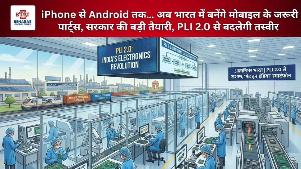iPhone से Android तक&hellip; अब भारत में बनेंगे मोबाइल के जरूरी पार्ट्स, सरकार की बड़ी तैयारी, PLI 2.0 से बदलेगी तस्वीर