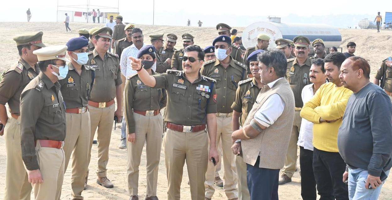 पुलिस आयुक्त मोहित अग्रवाल ने शिव महापुराण कथा स्थल का किया निरीक्षण, सुरक्षा इंतजामों पर दिए दिशा-निर्देश