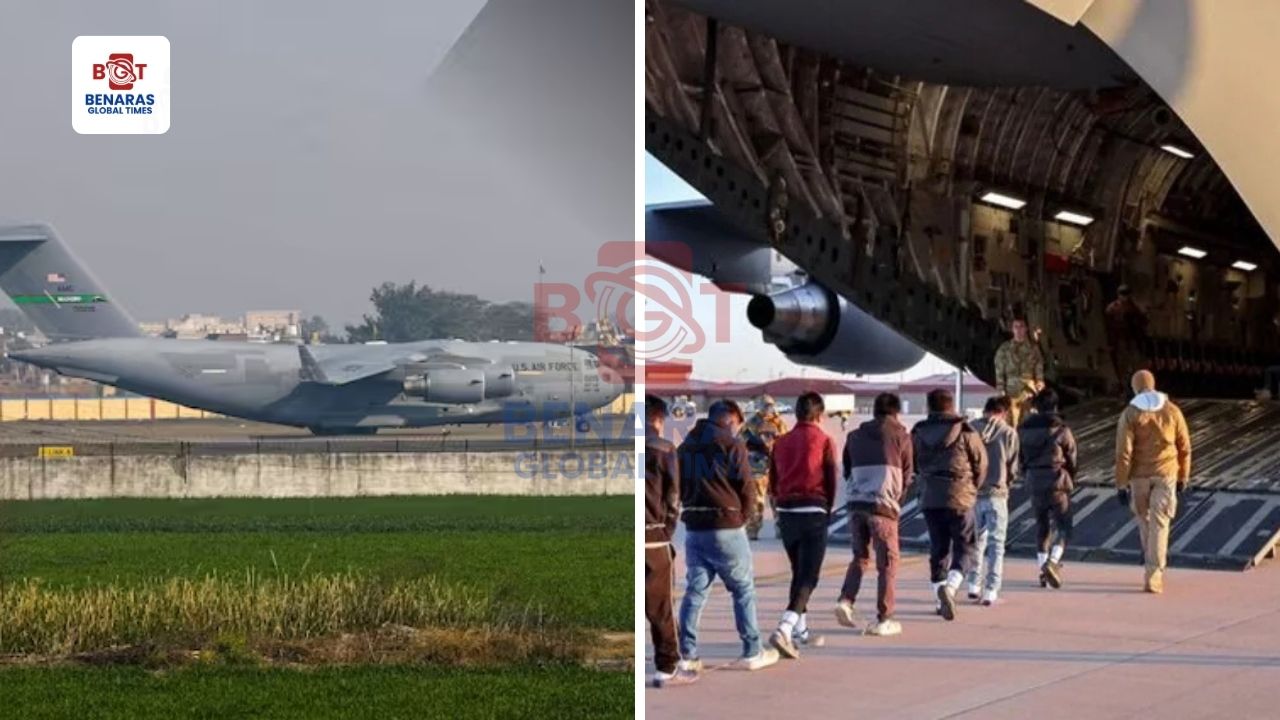 अमेरिका से निर्वासित 104 भारतीयों को लेकर सैन्य विमान भारत पहुंचा, पंजाब में प्रशासन ने की स्वागत की तैयारी