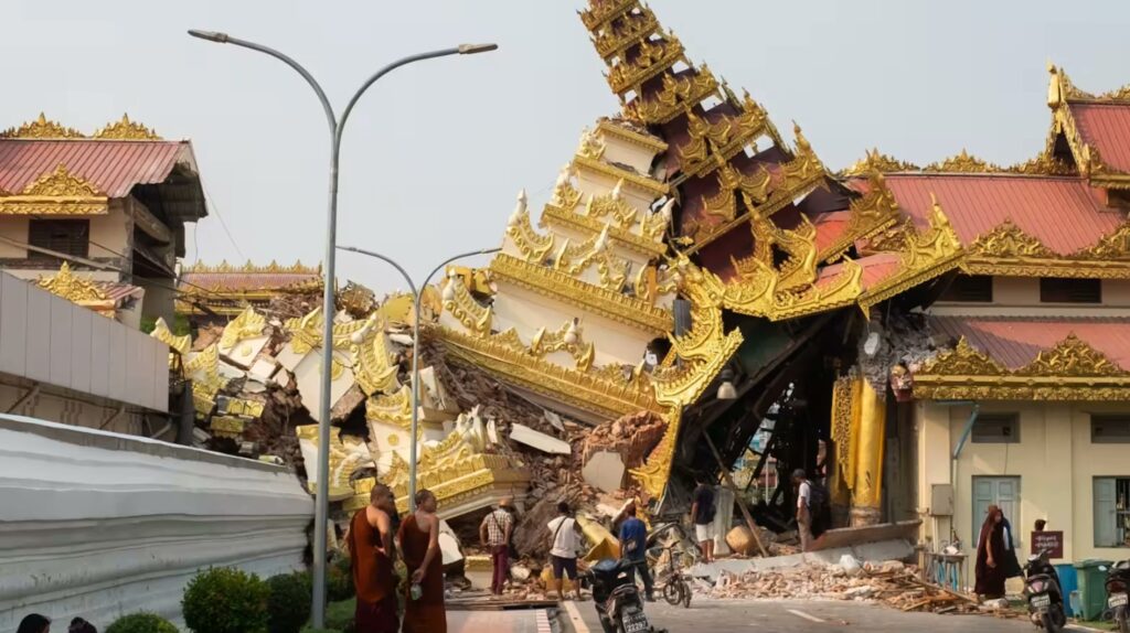 Myanmar 16th Earthquake : 24 घंटे में 16वां झटका, 4.7 तीव्रता का भूकंप, दहशत में लोग Myanmar 16th Earthquake : 24 घंटे में 16वां झटका, 4.7 तीव्रता का भूकंप, दहशत में लोग Myanmar 16th Earthquake : 24 घंटे में 16वां झटका, 4.7 तीव्रता का भूकंप, दहशत में लोग