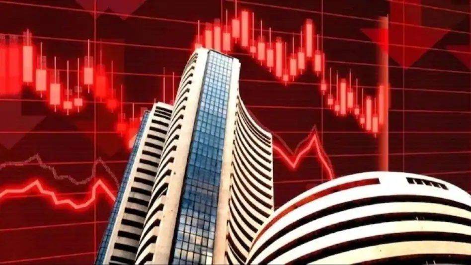 Stock Market में बड़ी गिरावट: सेंसेक्स 823 अंक टूटा, निफ्टी पर ब्रेक,निवेशकों को 6.15 लाख करोड़ का नुकसान Stock Market