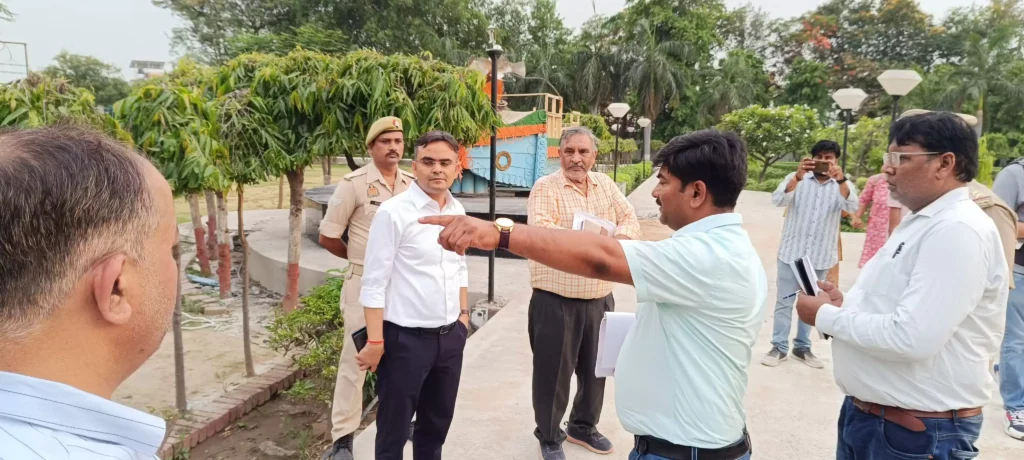 Varanasi DM : जिलाधिकारी ने किया संत गुरु रविदास पार्क के निर्माण कार्यों का निरीक्षण, गुणवत्ता के साथ शीघ्र पूरा करने के निर्देश Varanasi DM : जिलाधिकारी ने किया संत गुरु रविदास पार्क के निर्माण कार्यों का निरीक्षण, गुणवत्ता के साथ शीघ्र पूरा करने के निर्देश Varanasi DM : जिलाधिकारी ने किया संत गुरु रविदास पार्क के निर्माण कार्यों का निरीक्षण, गुणवत्ता के साथ शीघ्र पूरा करने के निर्देश