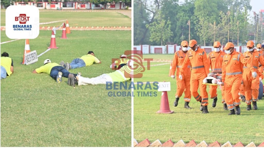 Mock Drill : हवाई हमले से बचाव को लेकर वाराणसी में नागरिकों को किया गया जागरूक Mock Drill