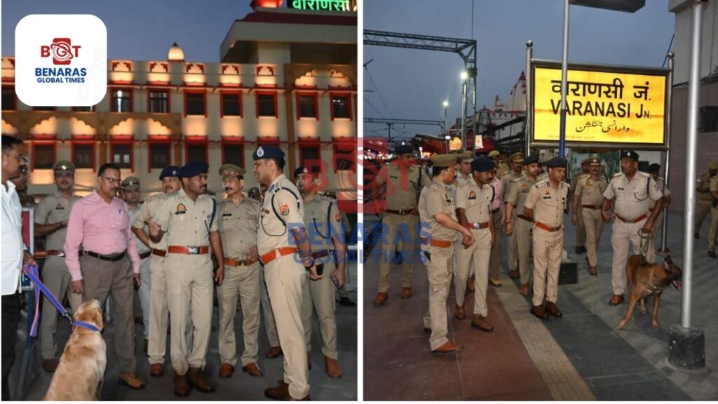 Varanasi Police : संवेदनशील स्थलों पर चला सघन चेकिंग अभियान, अपर पुलिस आयुक्त ने किया निरीक्षण Varanasi Police