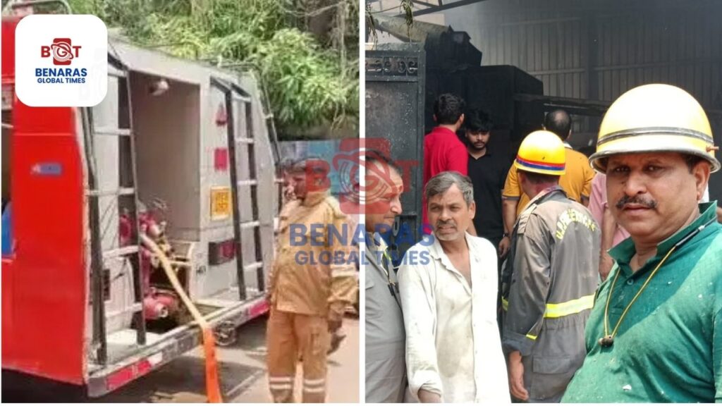 Short Circuit से कोहिनूर प्रिंटर्स के गोदाम में भीषण आग, सिलेंडर फटने से मचा हड़कंप Short Circuit
