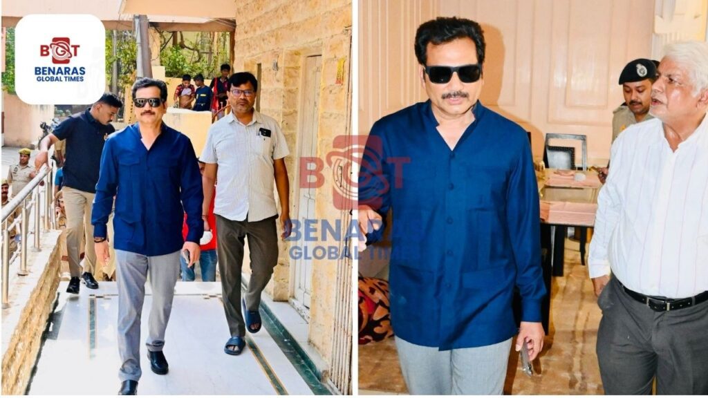 Varanasi Police: संकट मोचन महंत के घर चोरी के मामले में पुलिस कमिश्नर ने लिया घटनास्थल का जायज़ा Varanasi Police