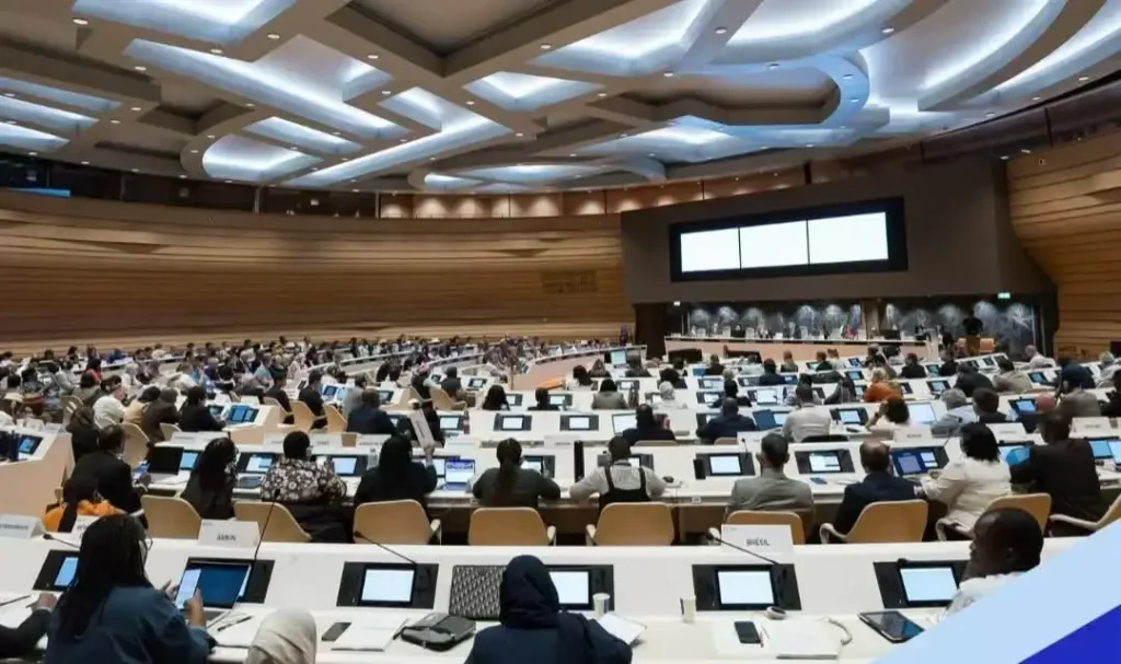 ILC 2025: UP के श्रम मंत्री अनिल राजभर ने किया भारत का प्रतिनिधित्व, डॉ. अम्बेडकर को दी श्रद्धांजलि ILC 2025: UP के श्रम मंत्री अनिल राजभर ने किया भारत का प्रतिनिधित्व, डॉ. अम्बेडकर को दी श्रद्धांजलि ILC 2025: UP के श्रम मंत्री अनिल राजभर ने किया भारत का प्रतिनिधित्व, डॉ. अम्बेडकर को दी श्रद्धांजलि