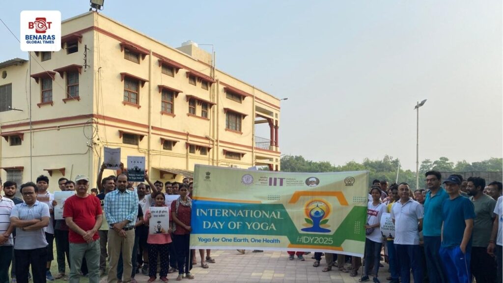BHU IIT में अंतर्राष्ट्रीय योग दिवस 2025 पर 11 दिवसीय योग शिविर और प्रभात फेरी का आयोजन BHU IIT में अंतर्राष्ट्रीय योग दिवस 2025 पर 11 दिवसीय योग शिविर और प्रभात फेरी का आयोजन BHU IIT में अंतर्राष्ट्रीय योग दिवस 2025 पर 11 दिवसीय योग शिविर और प्रभात फेरी का आयोजन