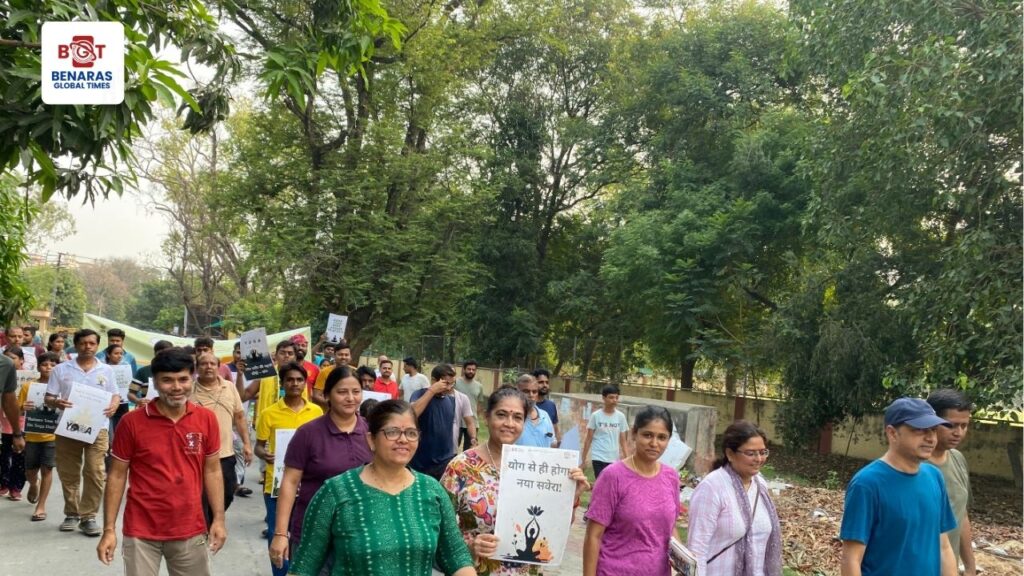 BHU IIT में अंतर्राष्ट्रीय योग दिवस 2025 पर 11 दिवसीय योग शिविर और प्रभात फेरी का आयोजन BHU IIT में अंतर्राष्ट्रीय योग दिवस 2025 पर 11 दिवसीय योग शिविर और प्रभात फेरी का आयोजन BHU IIT में अंतर्राष्ट्रीय योग दिवस 2025 पर 11 दिवसीय योग शिविर और प्रभात फेरी का आयोजन