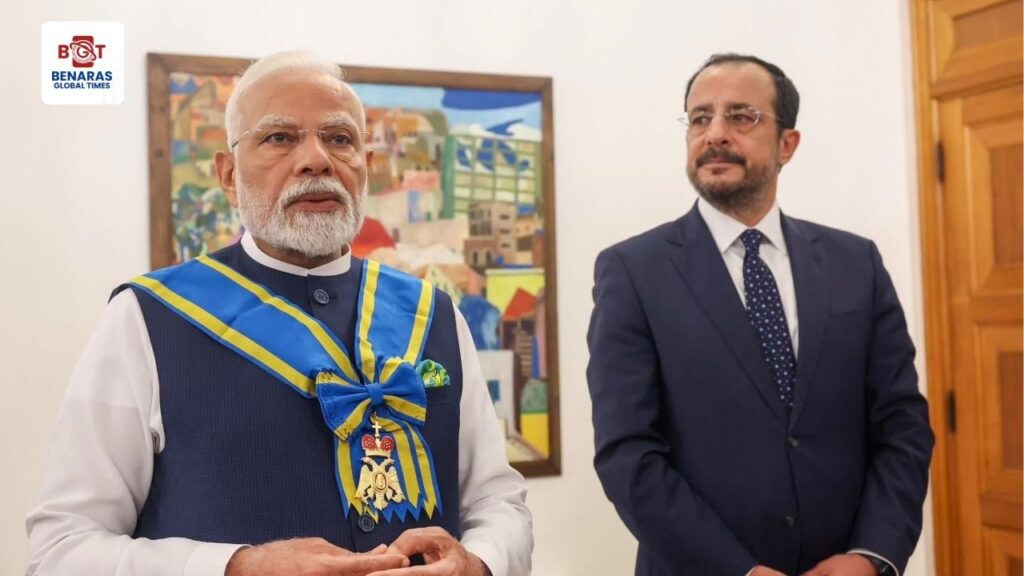 PM Modi को साइप्रस का सर्वोच्च सम्मान 'ग्रैंड क्रॉस' से नवाजा गया, बोले- 140 करोड़ भारतवासियों का सम्मान है PM Modi को साइप्रस का सर्वोच्च सम्मान 'ग्रैंड क्रॉस' से नवाजा गया, बोले- 140 करोड़ भारतवासियों का सम्मान है PM Modi को साइप्रस का सर्वोच्च सम्मान 'ग्रैंड क्रॉस' से नवाजा गया, बोले- 140 करोड़ भारतवासियों का सम्मान है